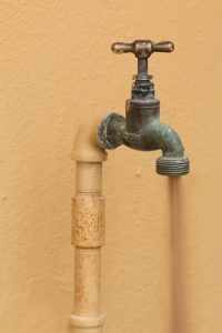 dirty water tap